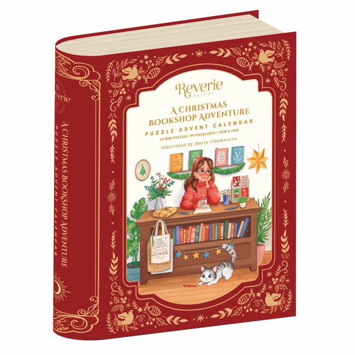 100-199 Pieces | A Christmas Bookshop Adventure Puzzle Advent Calendar 24X99-Piece Puzzle 100-199 Pieces 100-199 Pieces