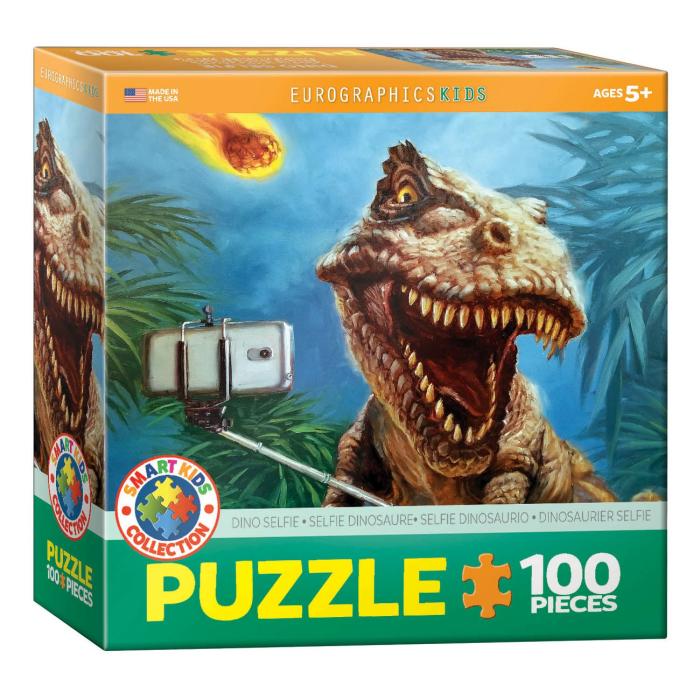 100-199 Pieces | Dino Selfie 100-Piece Puzzle 100-199 Pieces 100-199 Pieces