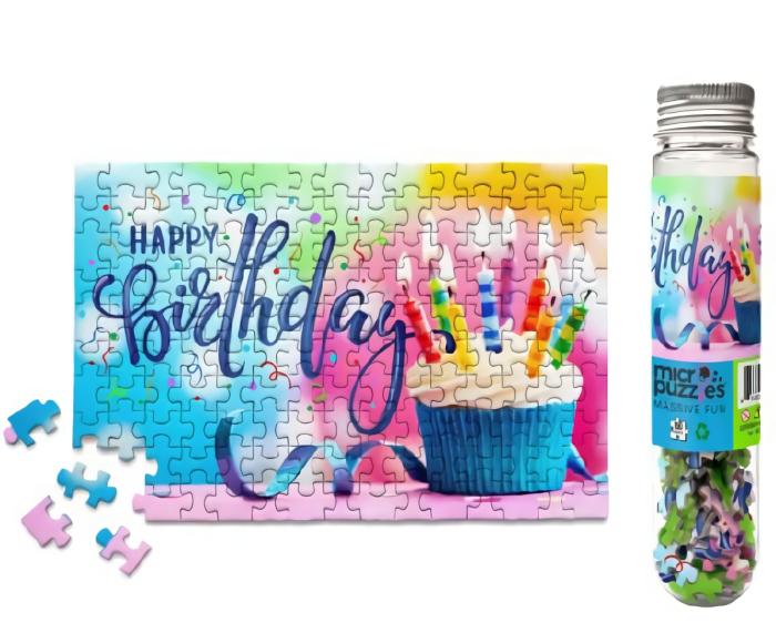 100-199 Pieces | Happy Birthday Cupcake 150-Piece Puzzle 100-199 Pieces 100-199 Pieces