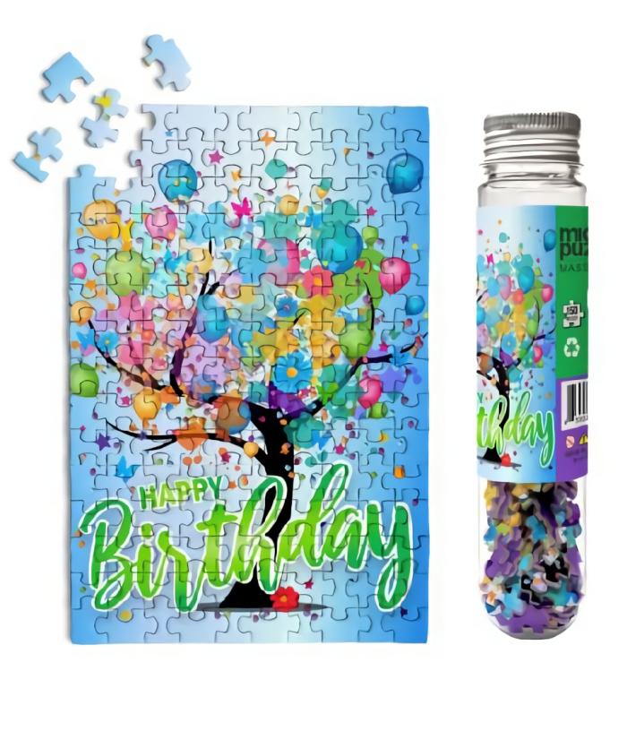 100-199 Pieces | Happy Birthday Tree 150-Piece Puzzle 100-199 Pieces 100-199 Pieces