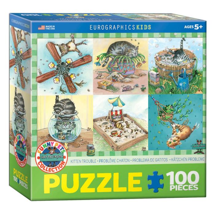 100-199 Pieces | Kitten Trouble 100-Piece Puzzle 100-199 Pieces 100-199 Pieces