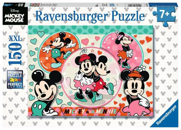 100-199 Pieces | Mickey And Minnie, The Dream Couple 150-Piece Puzzle Xxl 100-199 Pieces 100-199 Pieces