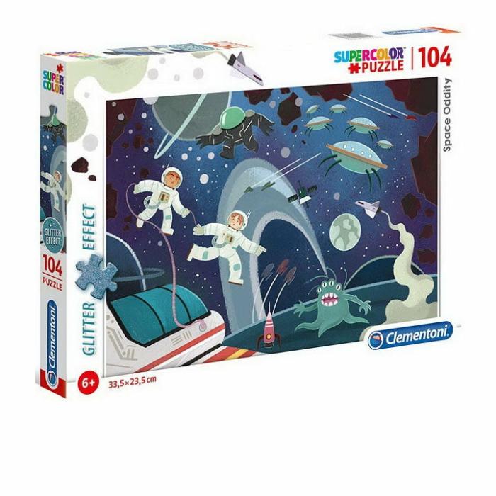 100-199 Pieces | Space Oddity Glitter104-Piece Puzzle 100-199 Pieces 100-199 Pieces