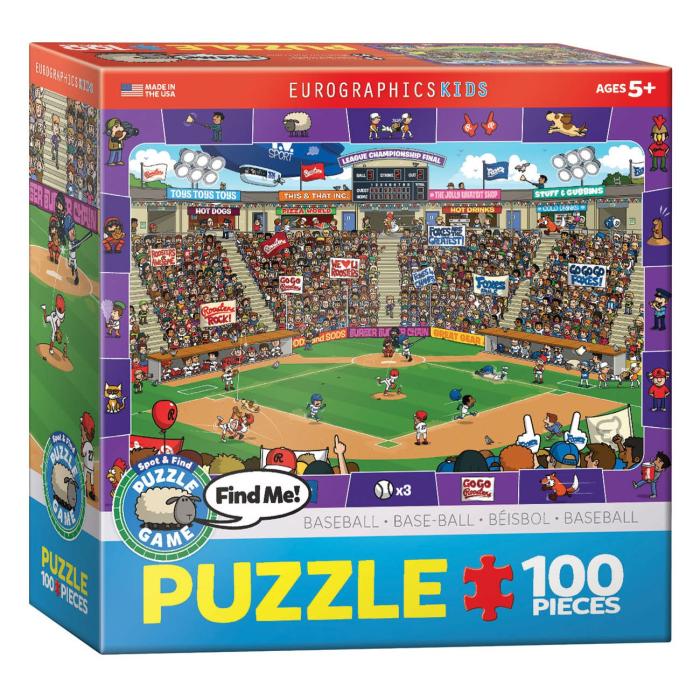 100-199 Pieces | Spot & Find Baseball 100-Piece Puzzle 100-199 Pieces 100-199 Pieces