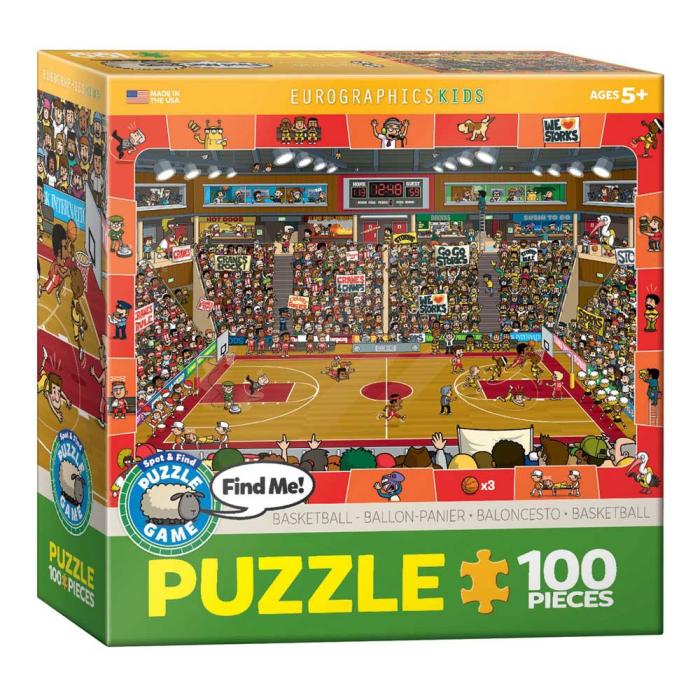 100-199 Pieces | Spot & Find Basketball 100-Piece Puzzle 100-199 Pieces 100-199 Pieces