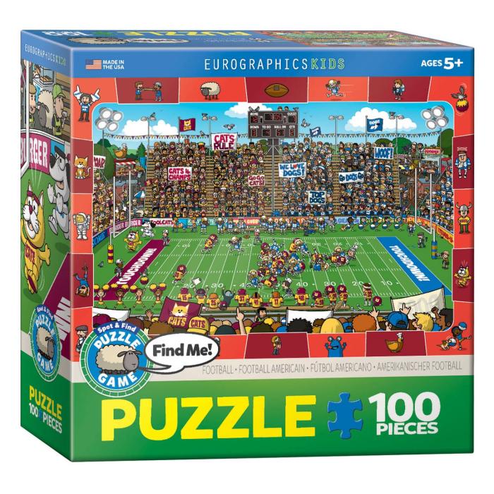 100-199 Pieces | Spot & Find Football 100-Piece Puzzle 100-199 Pieces 100-199 Pieces