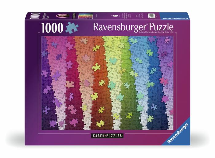 1000 Pieces | Colors On Colors 1000-Piece Puzzle 1000 Pieces 1000 Pieces