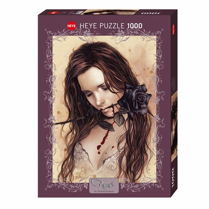 1000 Pieces | Favole – Dark Rose 1000-Piece Puzzle 1000 Pieces 1000 Pieces