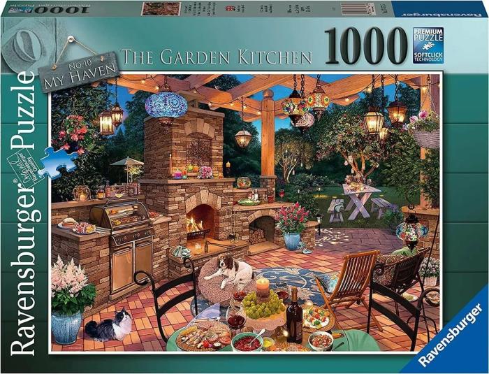 1000 Pieces | Garden Kitchen 1000-Piece Puzzle 1000 Pieces 1000 Pieces