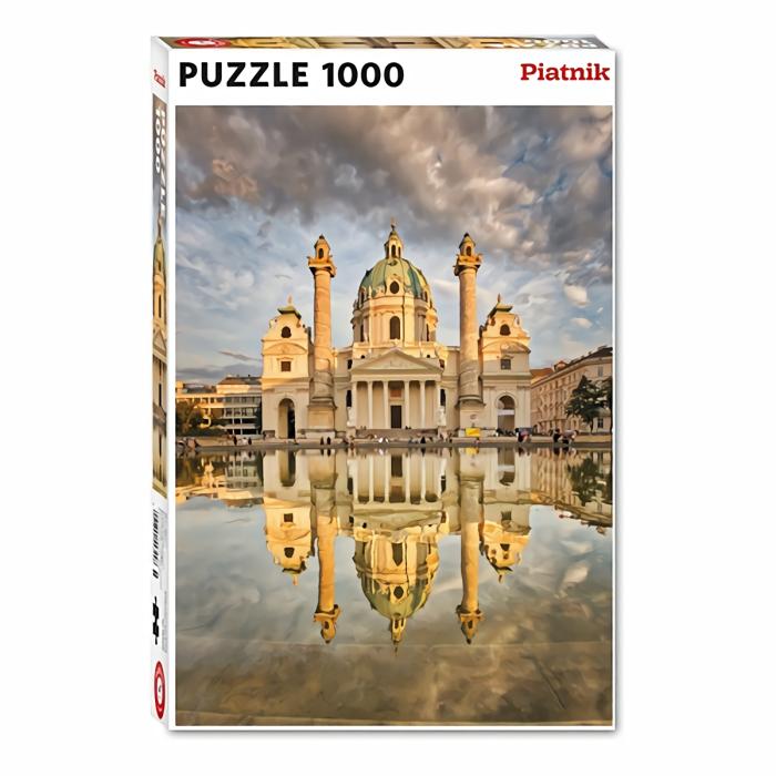 1000 Pieces | Karlskirche Vienna 1000-Piece Puzzle 1000 Pieces 1000 Pieces