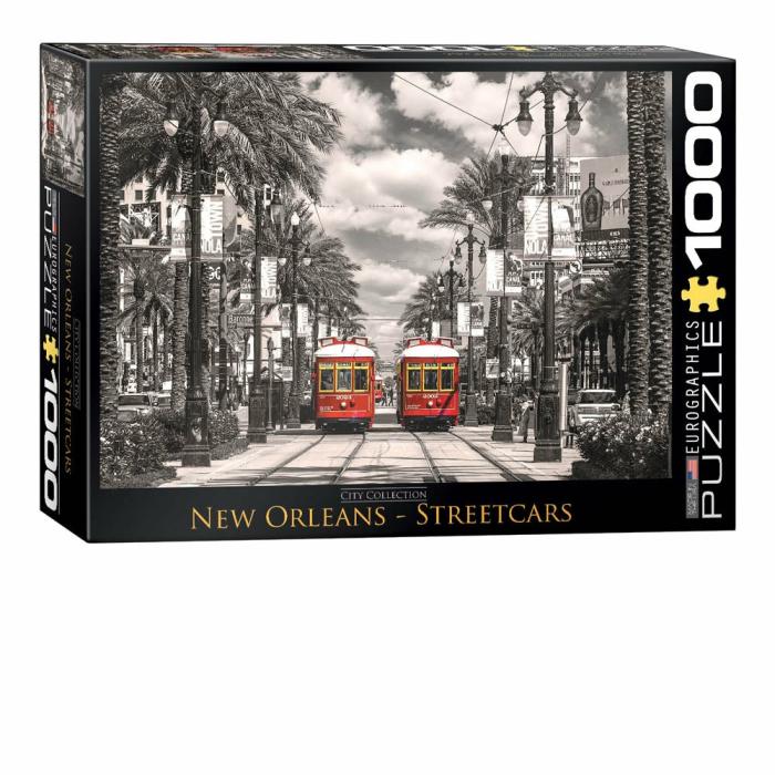 1000 Pieces | New Orleans Streetcars 1000-Piece Puzzle 1000 Pieces 1000 Pieces