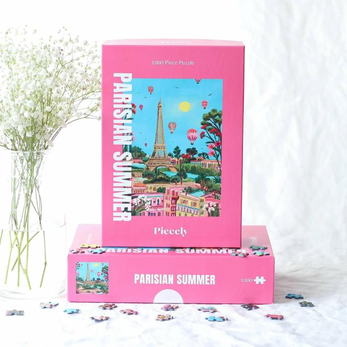 1000 Pieces | Parisian Summer 1000-Piece Puzzle 1000 Pieces 1000 Pieces