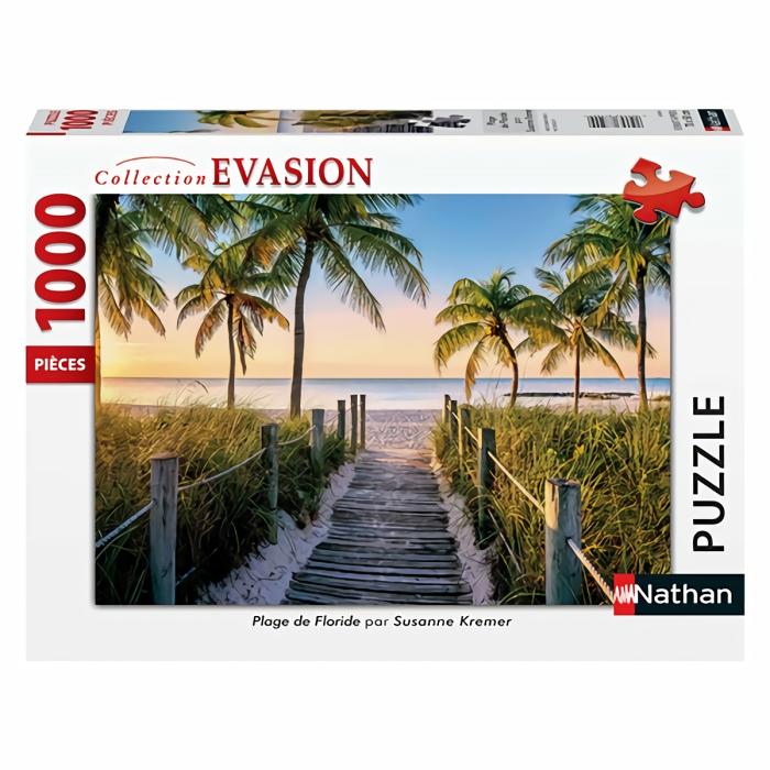 1000 Pieces | Plage De Floride 1000-Piece Puzzle 1000 Pieces 1000 Pieces