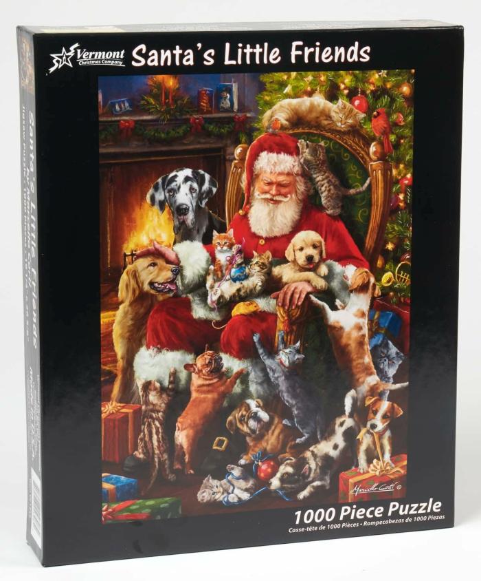 1000 Pieces | Santa’s Little Friends 1000-Piece Puzzle 1000 Pieces 1000 Pieces