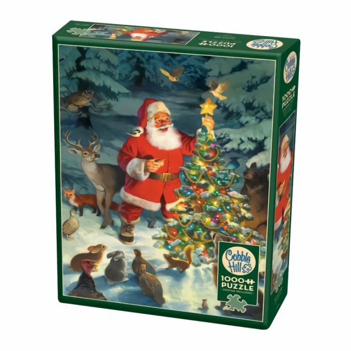 1000 Pieces | Santa’s Tree 1000-Piece Puzzle 1000 Pieces 1000 Pieces