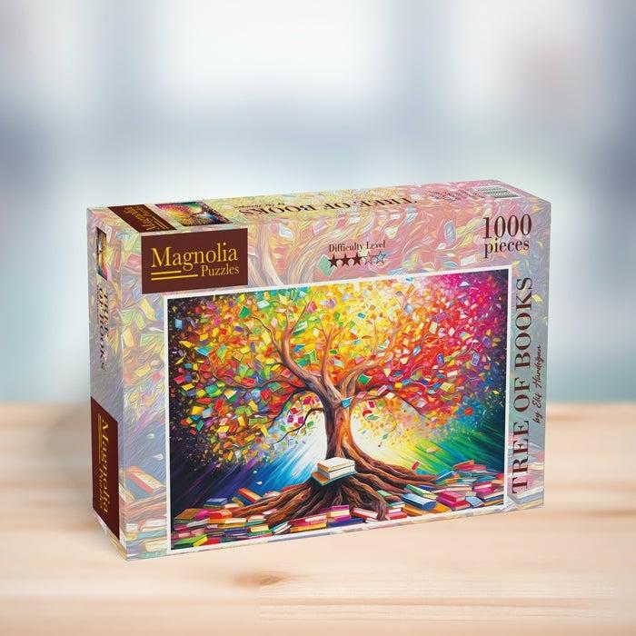 1000 Pieces | Tree Of Books 1000-Piece Puzzle 1000 Pieces 1000 Pieces