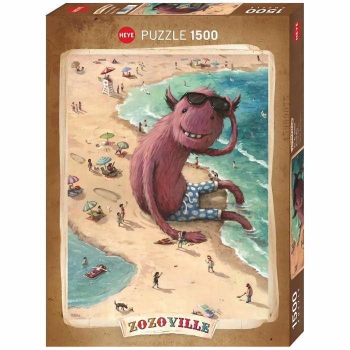 1500 Pieces | Beach Boy, Zozoville 1500-Piece Puzzle 1500 Pieces 1500 Pieces