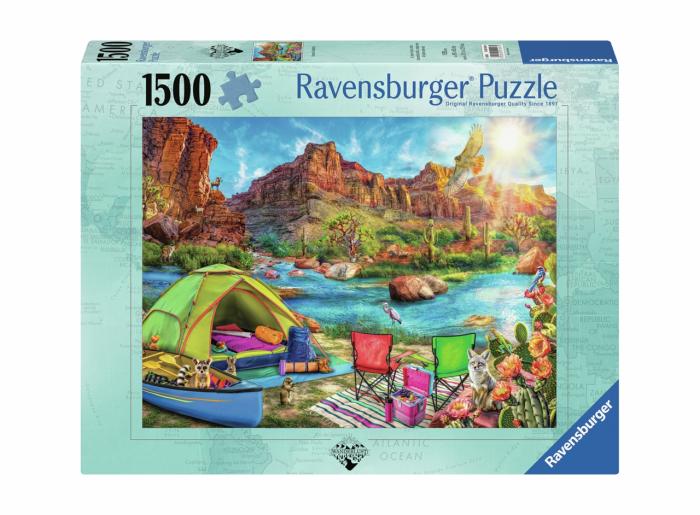 1500 Pieces | Canyon Camping 1500-Piece Puzzle 1500 Pieces 1500 Pieces