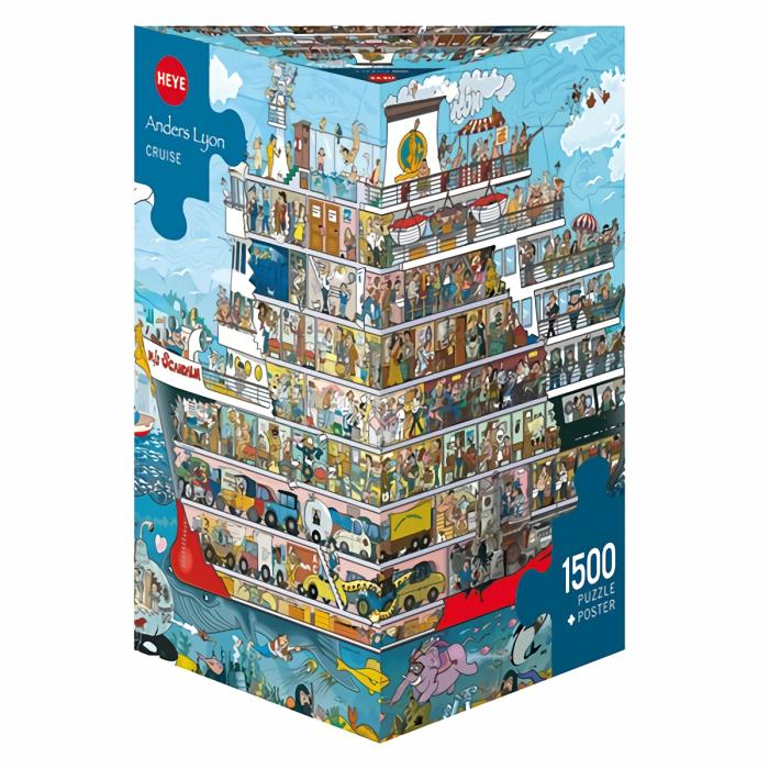 1500 Pieces | Cruise – Lyon 1500-Piece Puzzle 1500 Pieces 1500 Pieces