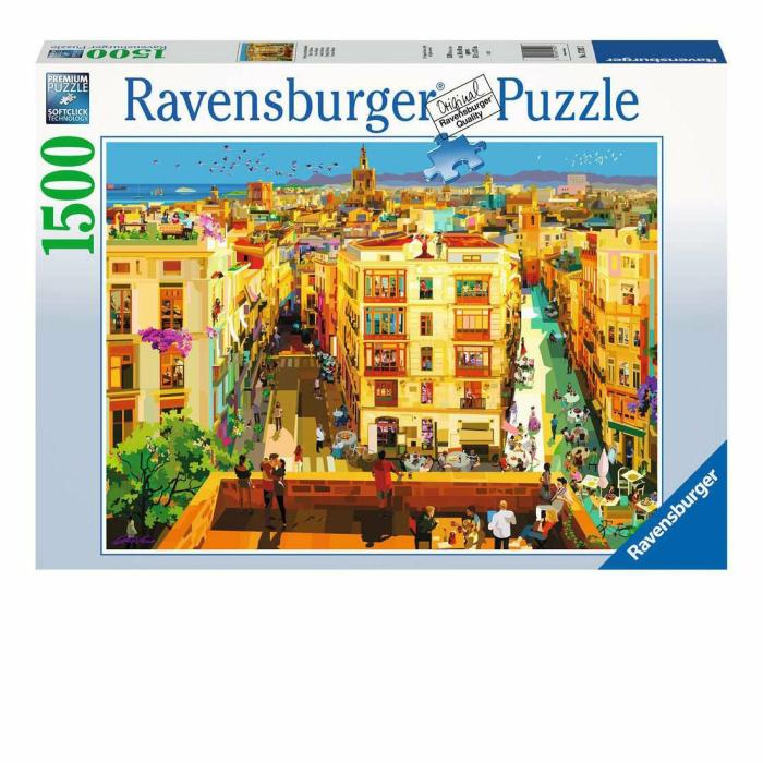 1500 Pieces | Dining In Valencia 1500-Piece Puzzle Old 1500 Pieces 1500 Pieces