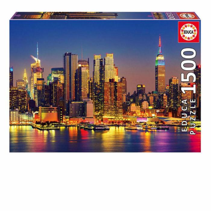 1500 Pieces | Manhattan At Night 1500-Piece Puzzle 1500 Pieces 1500 Pieces