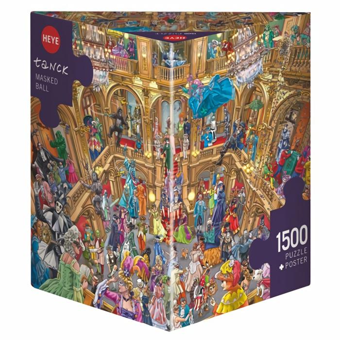 1500 Pieces | Masked Ball, Tanck 1500-Piece Puzzle 1500 Pieces 1500 Pieces