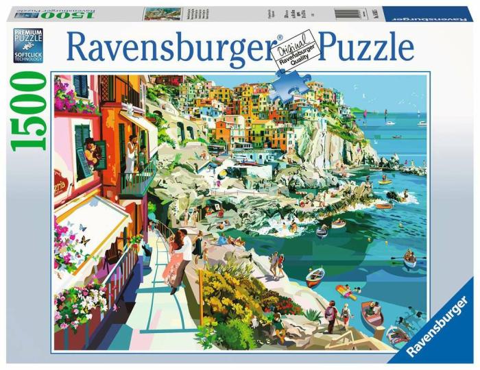 1500 Pieces | Romance In Cinque Terre 1500-Piece Puzzle Old 1500 Pieces 1500 Pieces