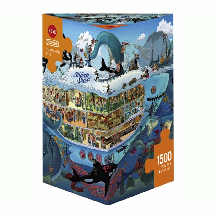 1500 Pieces | Submarine Fun 1500-Piece Puzzle 1500 Pieces 1500 Pieces