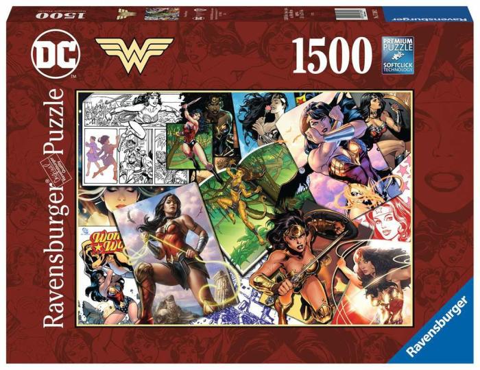 1500 Pieces | Wonder Woman 1500-Piece Puzzle Old 1500 Pieces 1500 Pieces