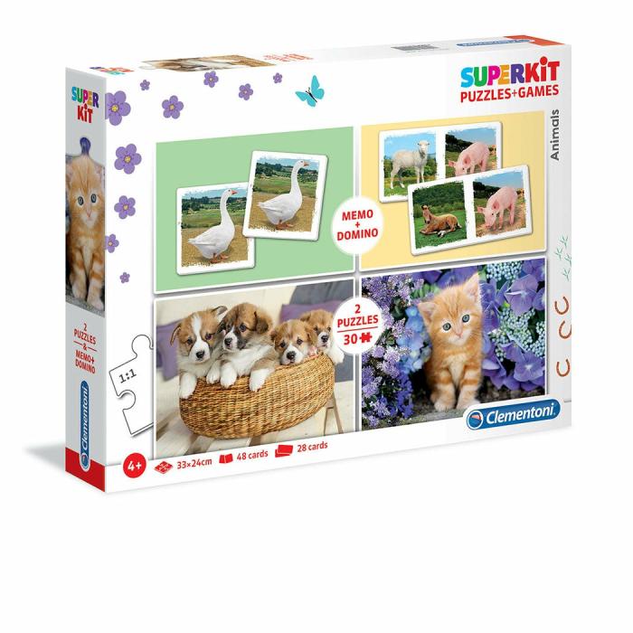 2-99 Pieces | 4 In 1 Puzzles + Games – Animals 2-99 Pieces 2-99 Pieces