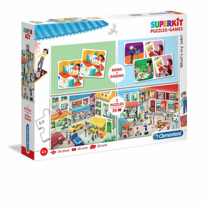 2-99 Pieces | 4 In 1 Puzzles + Games – What’s My Job 2-99 Pieces 2-99 Pieces