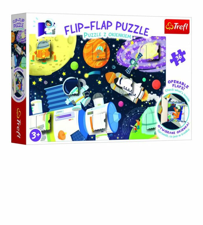 2-99 Pieces | Flip Flap Puzzle – Space 36-Piece Puzzle 2-99 Pieces 2-99 Pieces