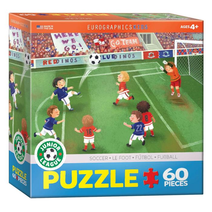 2-99 Pieces | Junior League Soccer 60-Piece Puzzle 2-99 Pieces 2-99 Pieces