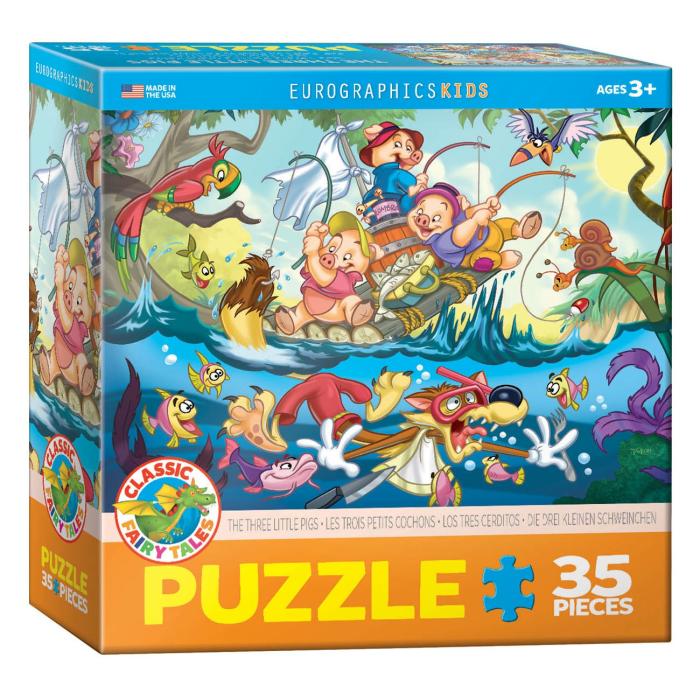 2-99 Pieces | The Three Little Pigs 35-Piece Puzzle 2-99 Pieces 2-99 Pieces