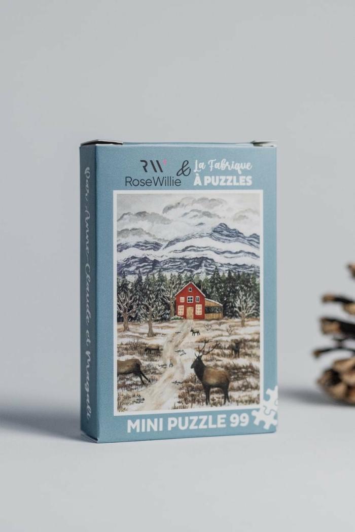 2-99 Pieces | Winter In The Mountains 99-Piece Puzzle 2-99 Pieces 2-99 Pieces