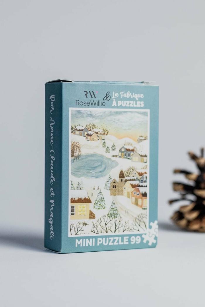 2-99 Pieces | Winter Town 99-Piece Puzzle 2-99 Pieces 2-99 Pieces