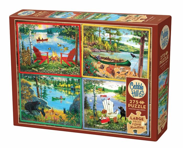 200-450 Pieces | Cabin Country 275-Piece Puzzle 200-450 Pieces 200-450 Pieces