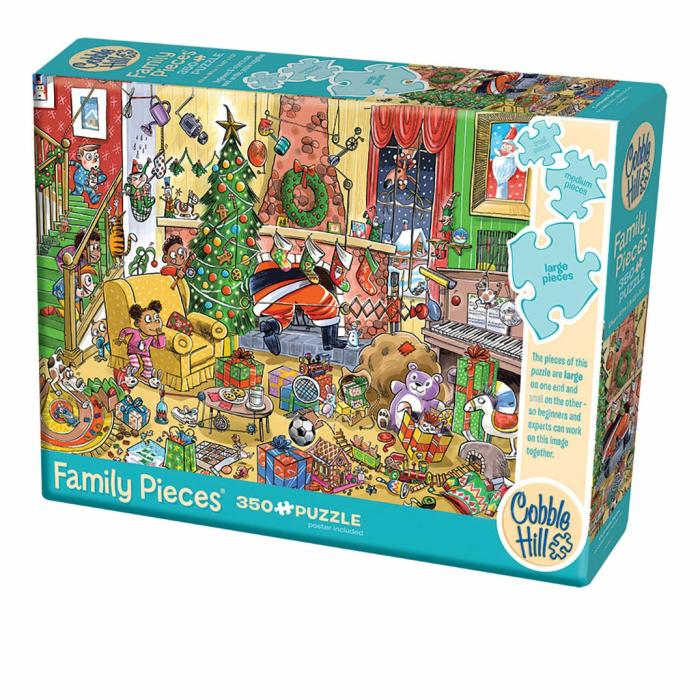 200-450 Pieces | Catching Santa 350-Piece Family Puzzle 200-450 Pieces 200-450 Pieces