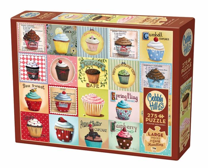 200-450 Pieces | Cupcake Cafe 275-Piece Puzzle 200-450 Pieces 200-450 Pieces