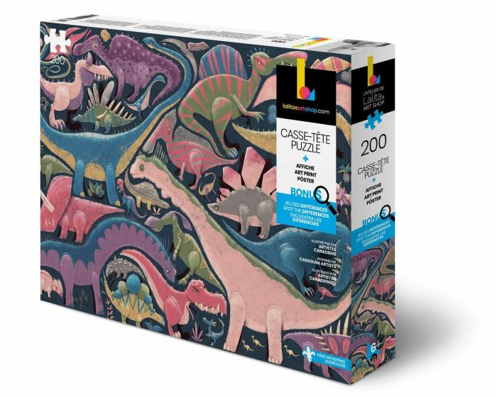 200-450 Pieces | Dinosaurs Galore! 200-Pieces Puzzle 200-450 Pieces 200-450 Pieces