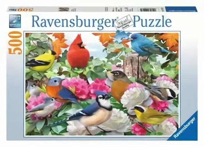 200-450 Pieces | Garden Birds 500-Piece Puzzle Old 200-450 Pieces 200-450 Pieces