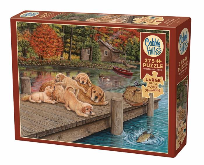 200-450 Pieces | Lazy Day On The Dock 275-Piece Puzzle 200-450 Pieces 200-450 Pieces