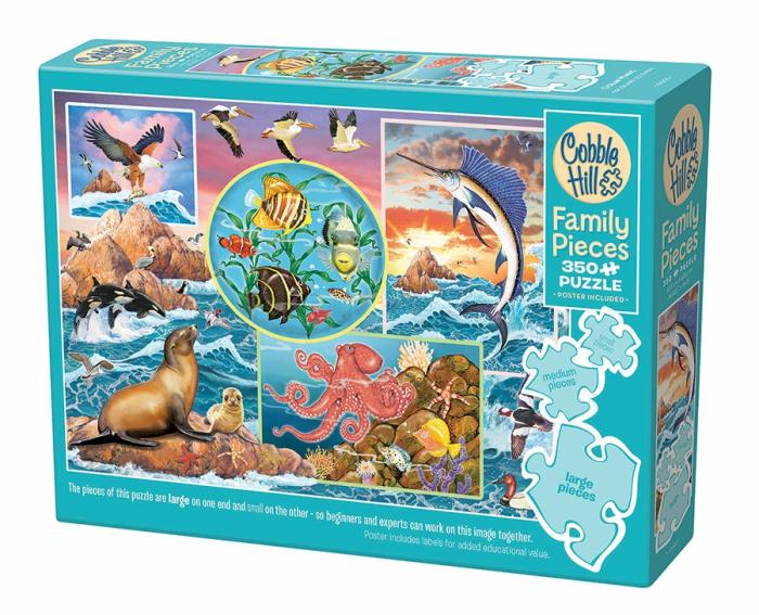 200-450 Pieces | Ocean Magic 350-Piece Family Puzzle 200-450 Pieces 200-450 Pieces