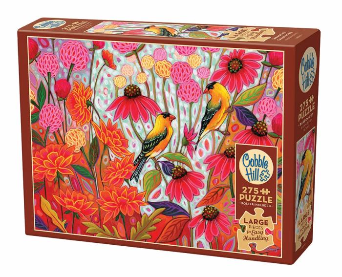 200-450 Pieces | Springtime Goldfinches 275-Piece Family Puzzle 200-450 Pieces 200-450 Pieces