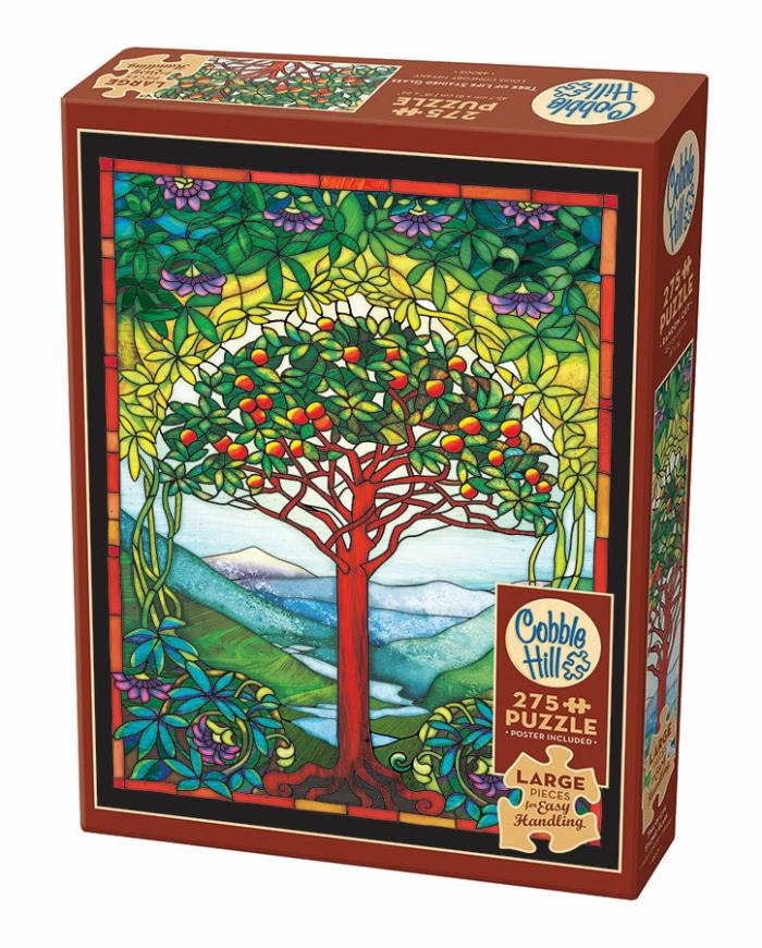 200-450 Pieces | Tree Of Life Stained Glass 275-Piece Family Puzzle 200-450 Pieces 200-450 Pieces