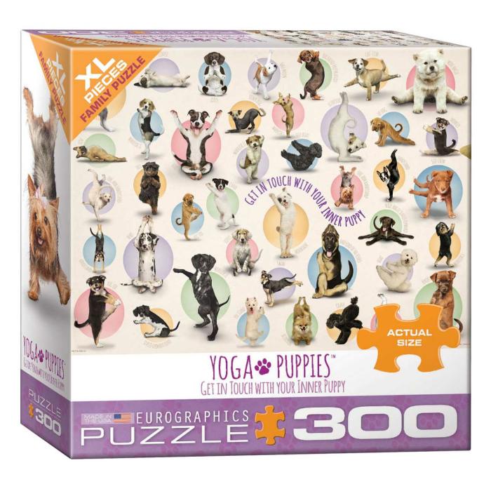 200-450 Pieces | Yoga Puppies 300-Piece Puzzle 200-450 Pieces 200-450 Pieces