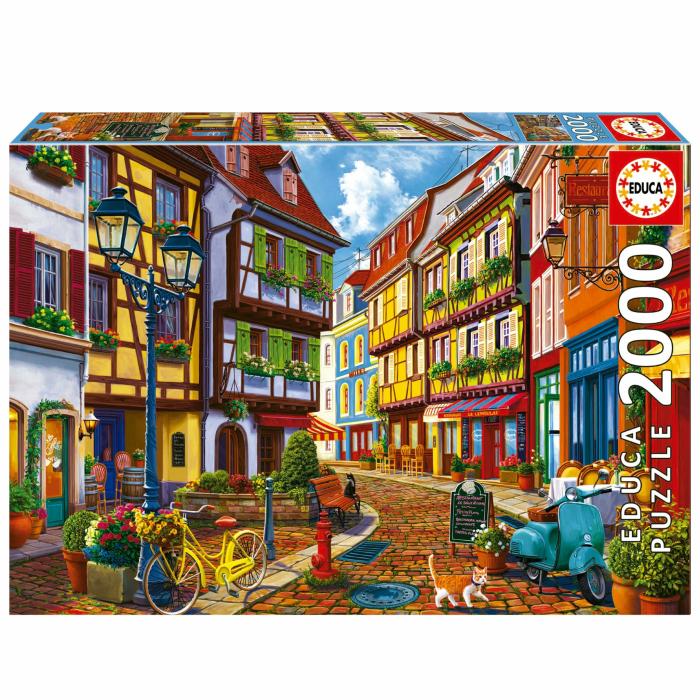 2000+ Pieces | Bright Street 2000-Piece Puzzle 2000+ Pieces 2000+ Pieces