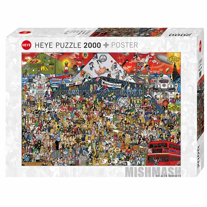 2000+ Pieces | British Music History 2000-Piece Puzzle 2000+ Pieces 2000+ Pieces