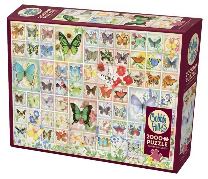 2000+ Pieces | Butterflies And Blossoms 2000-Piece Puzzle 2000+ Pieces 2000+ Pieces