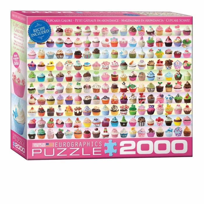 2000+ Pieces | Cupcakes Galore 2000-Piece Puzzle 2000+ Pieces 2000+ Pieces